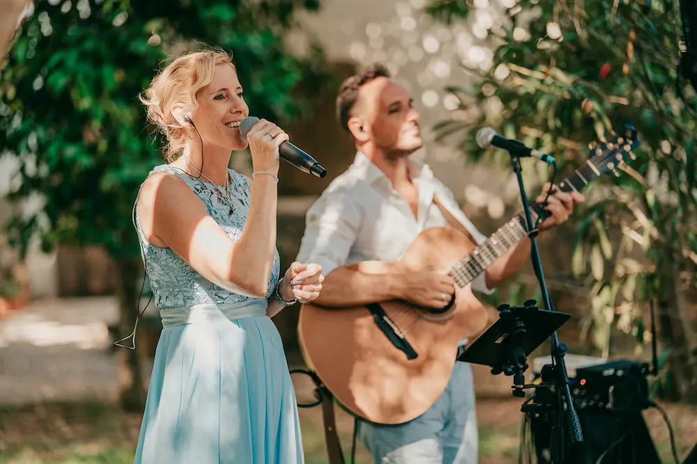 Gesang auf der Fincahochzeit