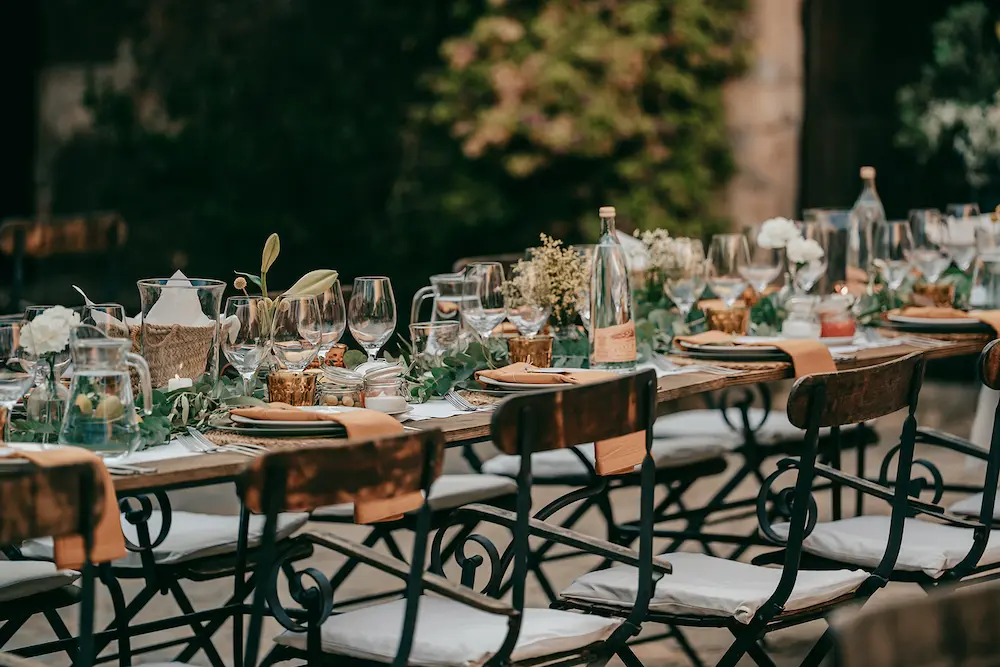 Fincahochzeit Dinnertisch Alaiar