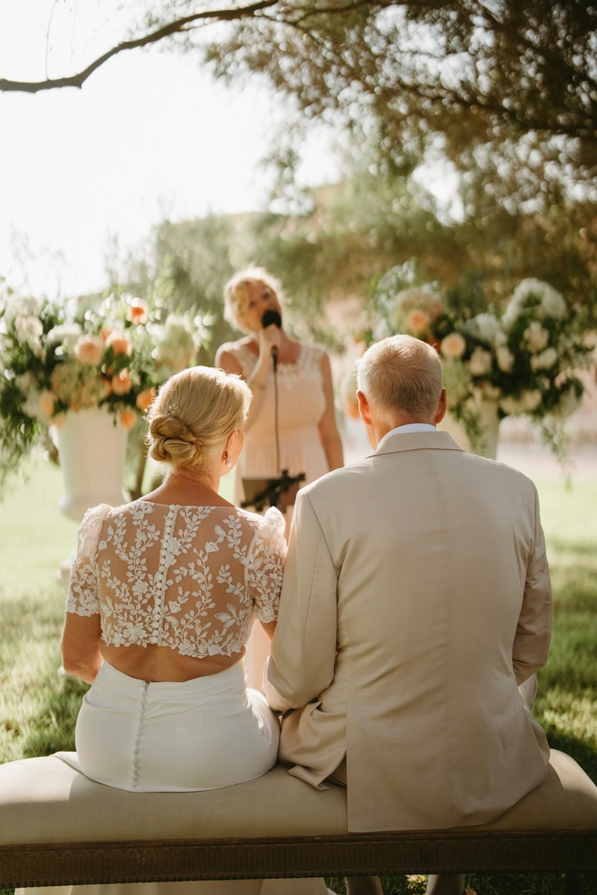 Gesang während der Zeremonie