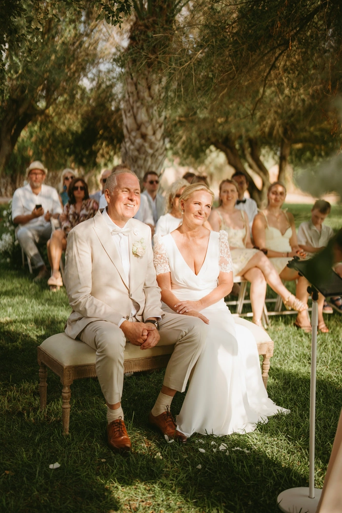 Renate und Andreas glücklich