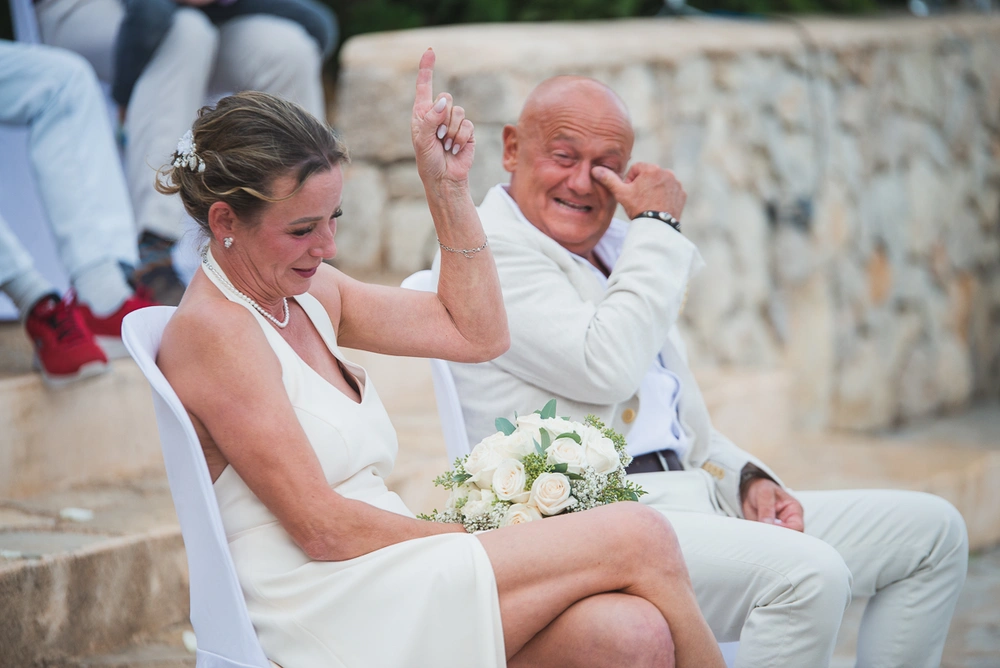 Freude bei Saskia und Jürgen