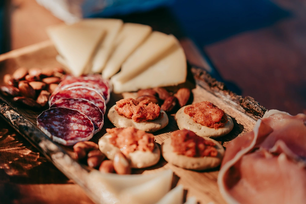 Tapas auf Son Juliana zur Bodega-Hochzeit